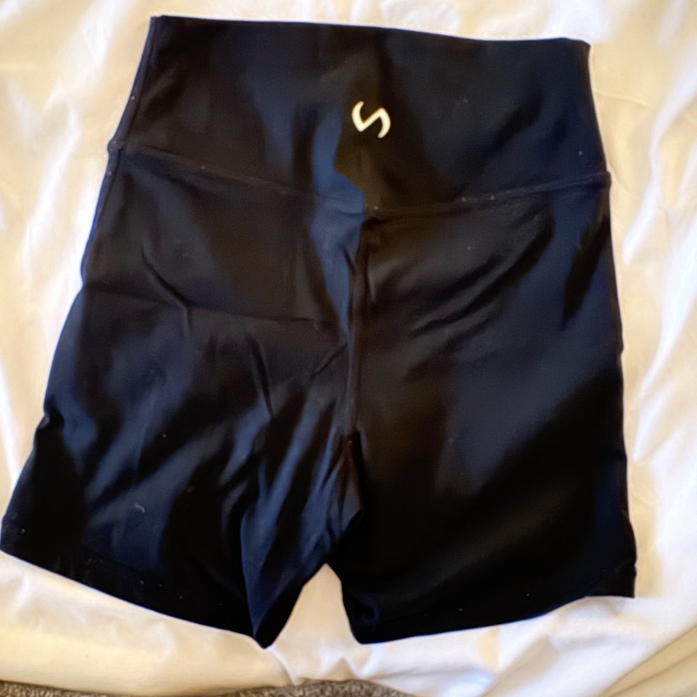 TLF black biker shorts